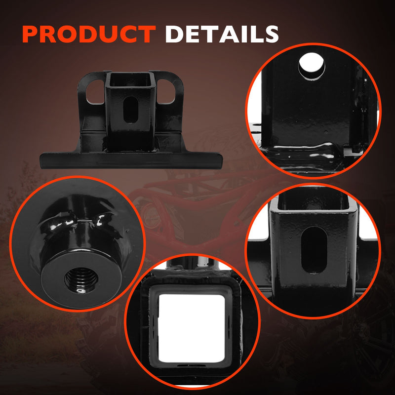 101280 2 Inch ATV Receiver Hitch Adapter for Yamaha Grizzly Kodiak 550 07 23