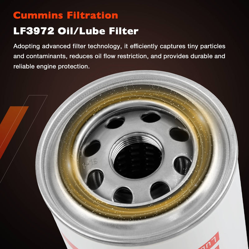 LF3972 Oil Filter for Dodge Ram 2500 1989 2015 Cummins 5.9L 6.7L 3 Pack