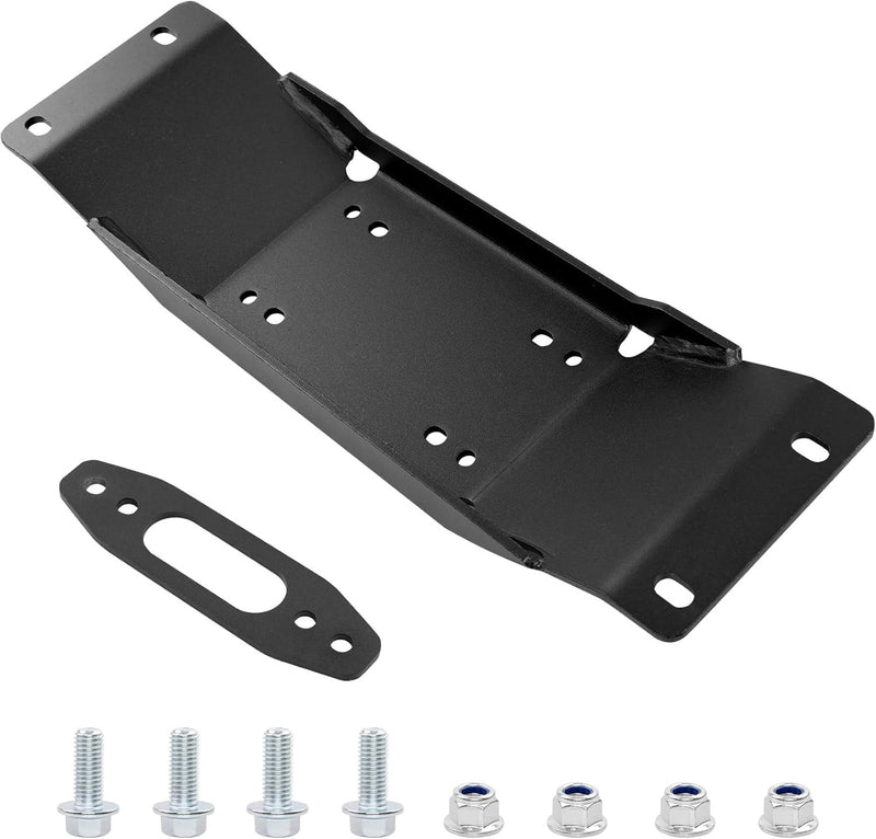 Trailer Winch Mount Plate Bracket Set For Polaris Ranger Midsize 570 2022 2025