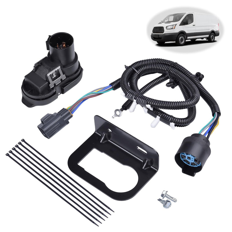 CK4T13B576KE Trailer Tow Wiring Connector Harness Kit for Ford Transit 150 15 19