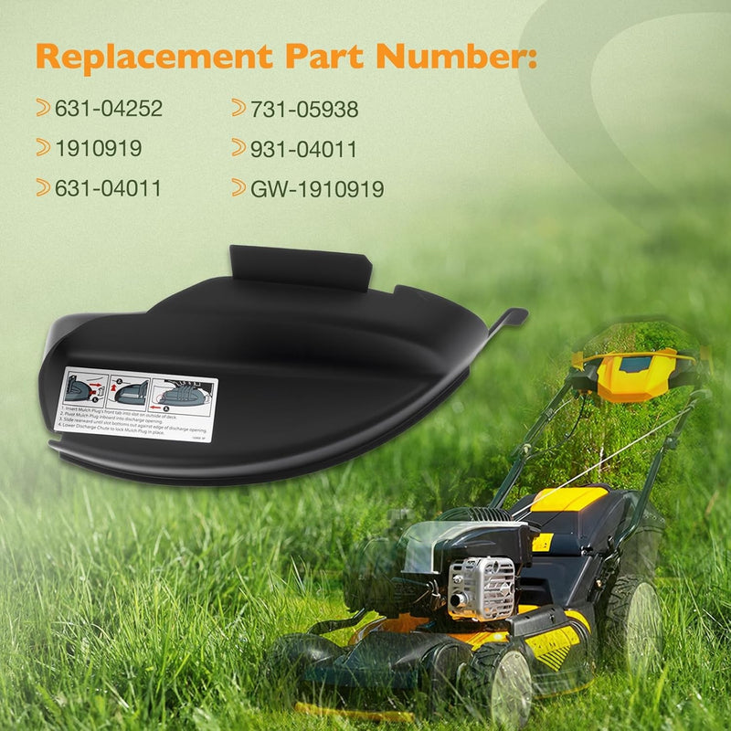 631-04252 33 Mower Mulch Cover Plug for MTD Cub Cadet CC760 CC760ES CC800