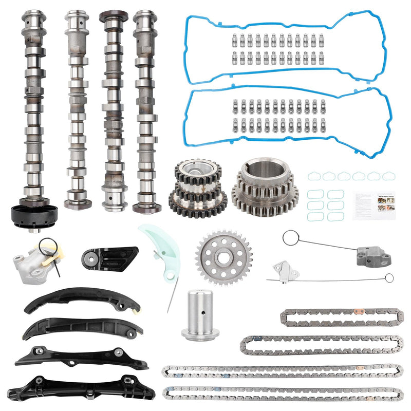 Camshafts Rockers Lifters Kit for Chrysler 200 300 Dodge Ram 3.6L V6 Pentastar