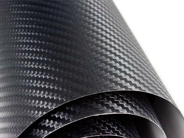 DURAFORCE 11 Inch Black Carbon Fiber Vinyl Rally Racing Stripe for Dodge Challenger