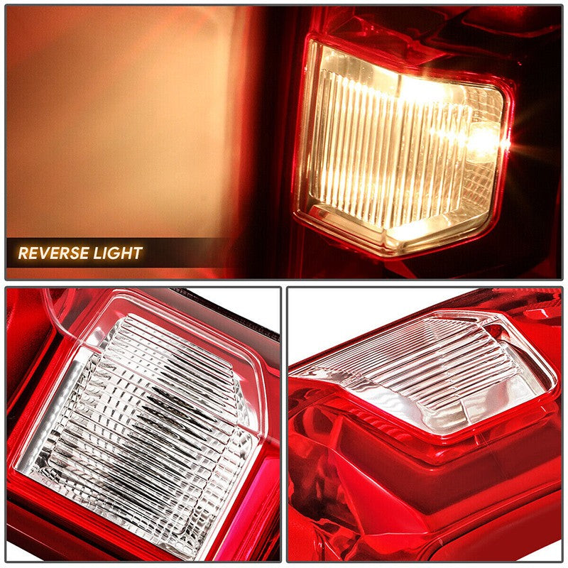 DURAFORCE [Non-LED] For 2019+ Chevy Silverado 1500 Tail Light Lamp W/Bulb Driver Left Side