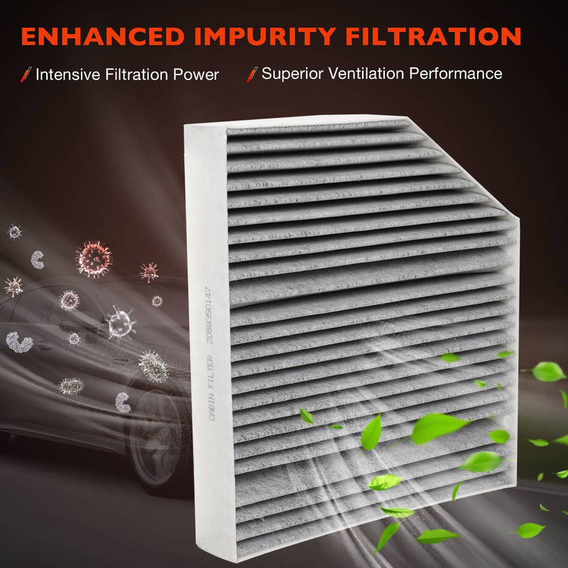 1668300218 Cabin Air Filter Kit For Mercedes Benz GLC GT C E CLS AMG 2015 2024