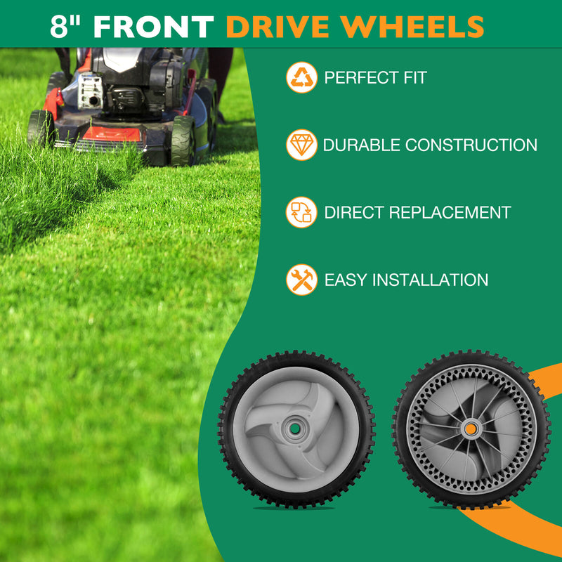 8in Lawn Mower Wheel Front Drive for Craftsman 583719501 194231X427 917376080