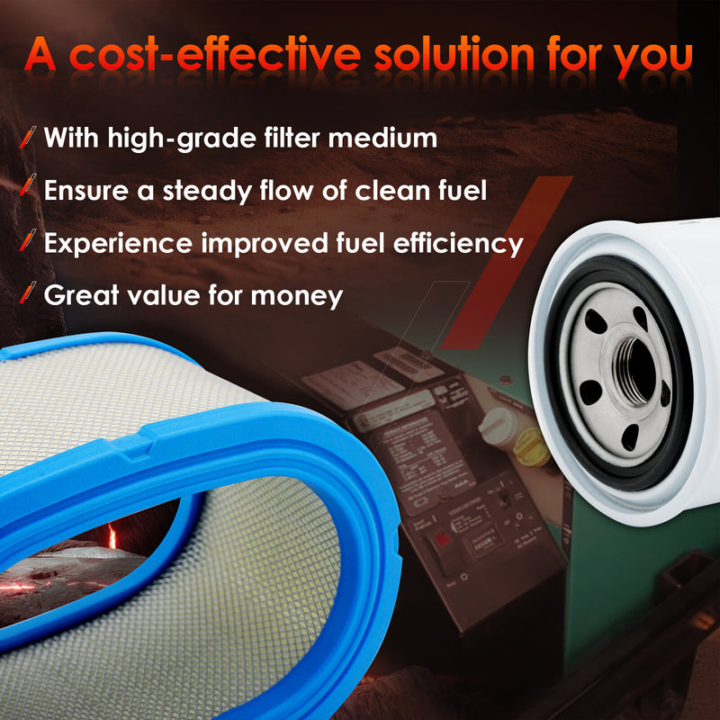 1492513 Air Oil Fuel Filter Kit for Fleetguard Onan Cummins HDKAH HDKAJ HDCAA