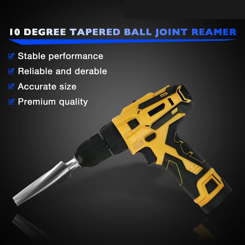 10 Degree Ball Joint Reamer for 6542 High Speed Tool Steel Tapered Ball Joint
