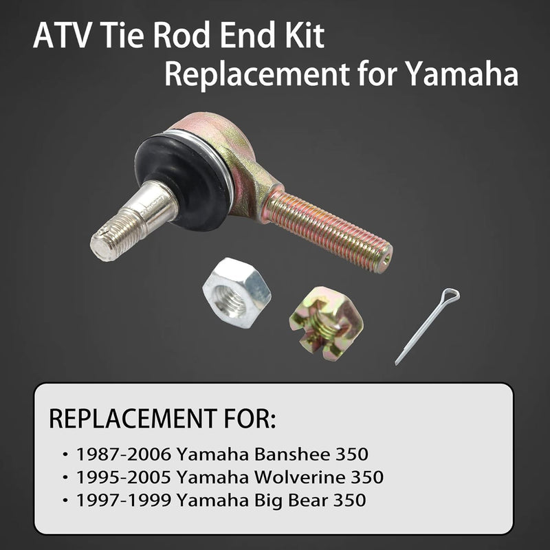 Tie Rods with End Kit Ball Joint for Yamaha Banshee 350 YFZ350 1987 2006 2