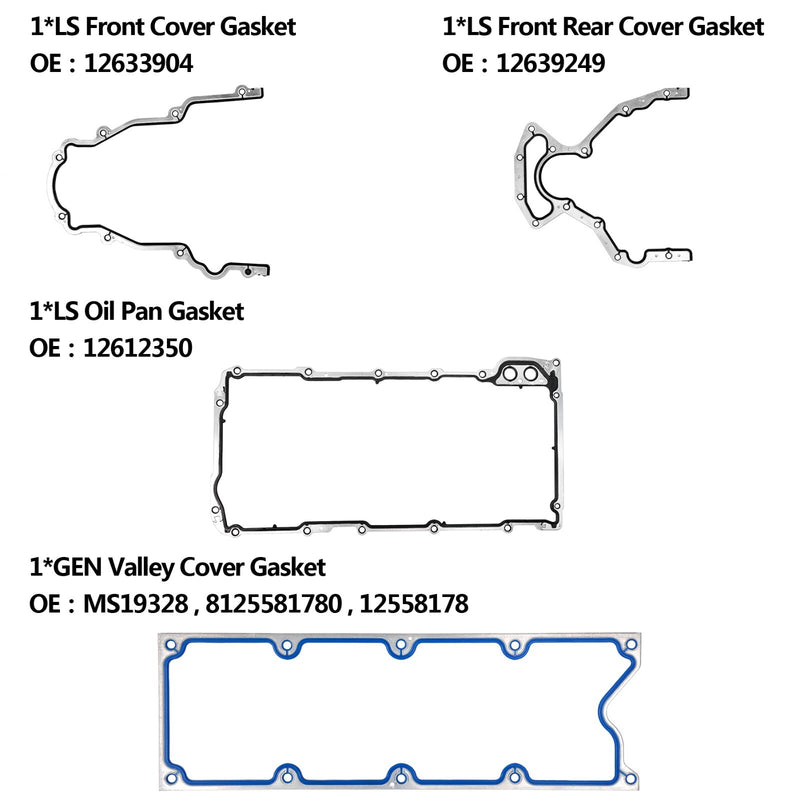 Head Full Gasket Set for Chevy Silverado 1500 Express GMC Sierra 5.3L 4.8L 02 11