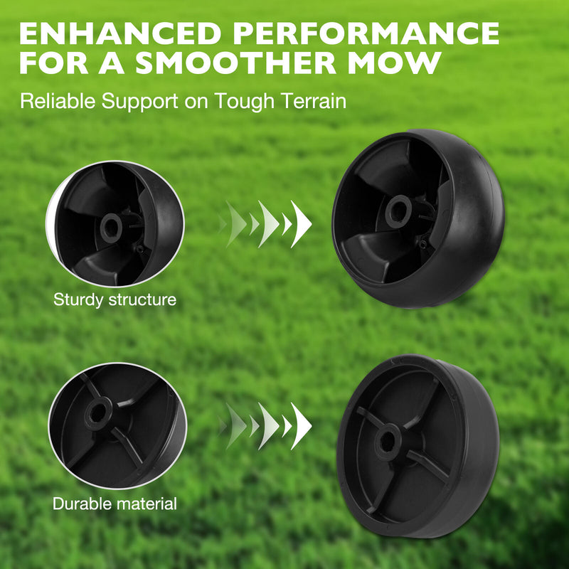 7340973 73404155 Lawn Mower Deck Roller Wheel Kit For Cub Cadet Craftsman 4pc
