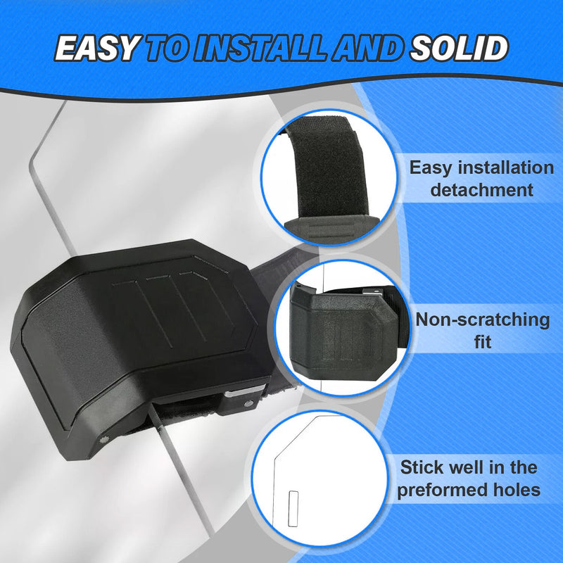 Full Windshield for Polaris RZR 900 1000 Turbo 2014-2021 with Assembly Fitting Sets