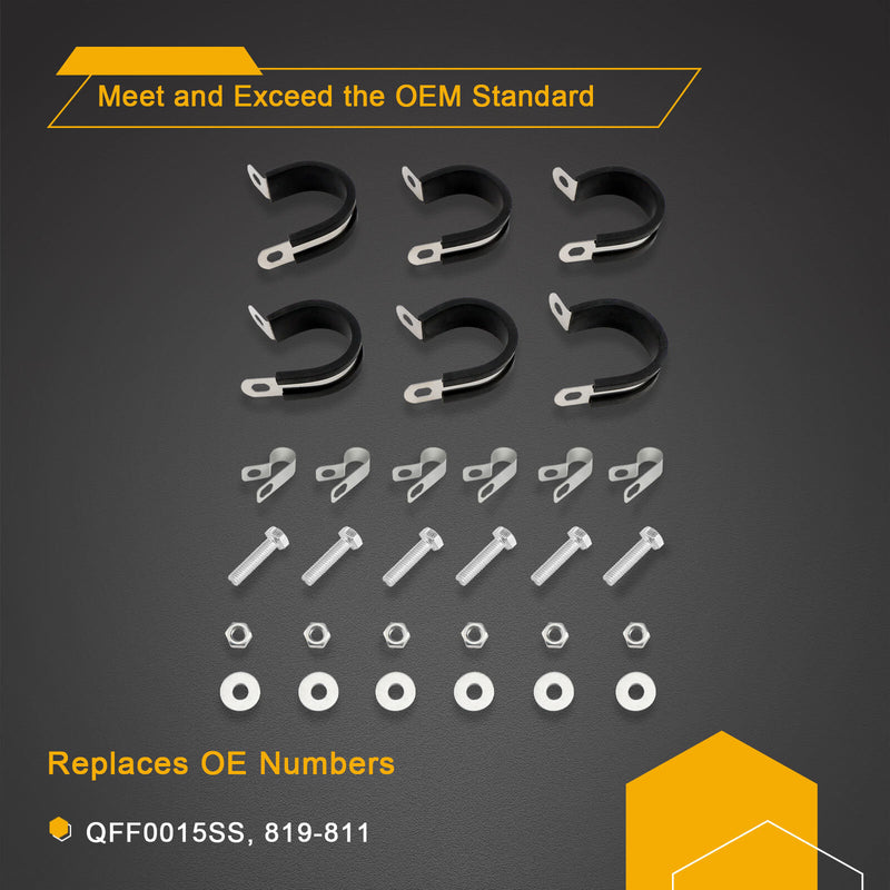 QFF0015SS Fuel Gas Line Kit Complete Repair Lines For Chevy 05 10 Cobalt HHR G5