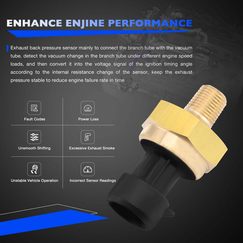 Exhaust Back Pressure EBP Tube Sensor For Ford F250 F350 F450 F550 2003 2004