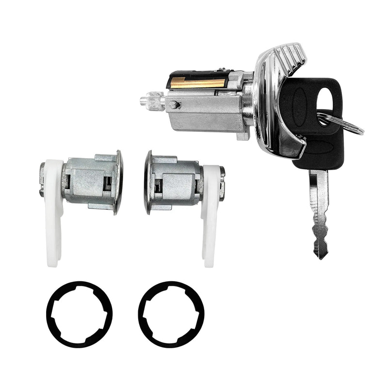 Ignition Switch & Door Lock Cylinder Set For Ford F150 F250 F350 Ranger 1990 95