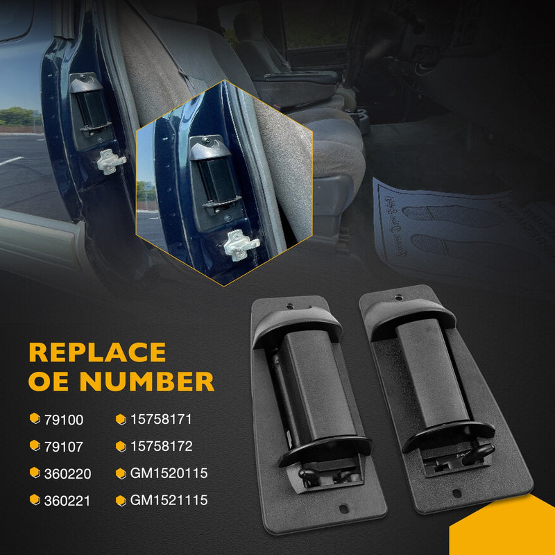 Door Handles With Lock Cylinder For Chevy Silverado GMC Sierra 1999 2007 4 Pack
