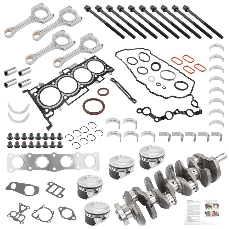 G4KJ Engine Rebuild Kit Overhaul Headgasket Piston for Kia Hyundai 2011 20