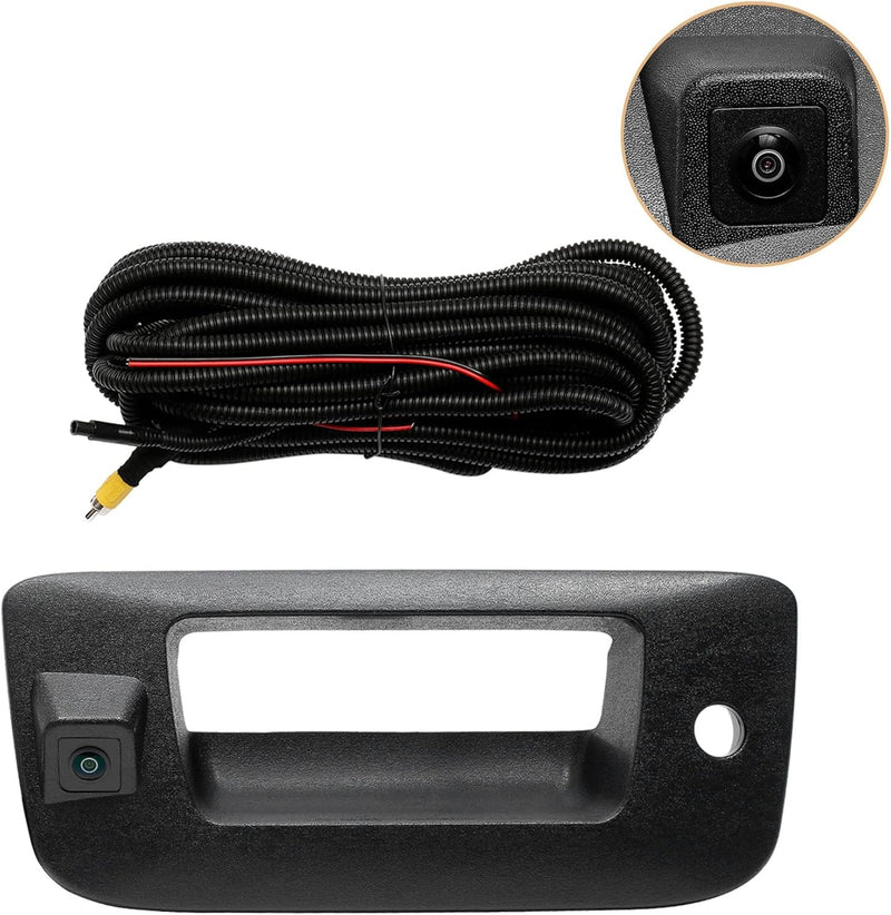 Rear View Backup Tailgate Handle Camera for Chevy Silverado GMC Sierra 2007 2014
