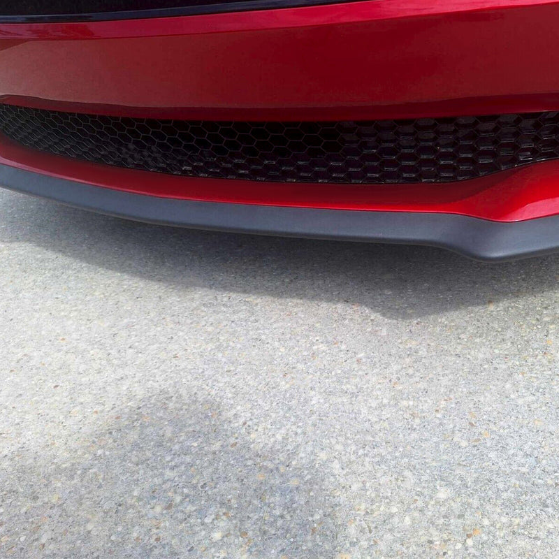 Front Upper Grille and Lower Mesh Grill Honeycomb Black for 2018-2022 Ford Mustang