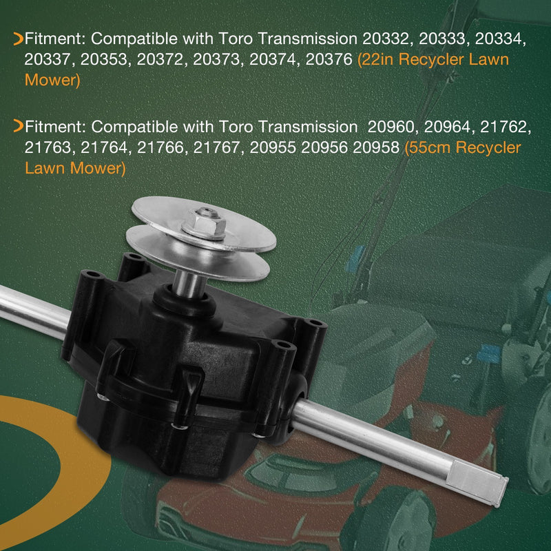 1219178 1154652 Transmission Axle Assembly for Toro Walk Behind Lawn Mower