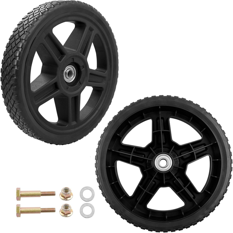 10 Push Lawn Mower Plastic Wheel for Craftsman Generator Garden Tiller 2x