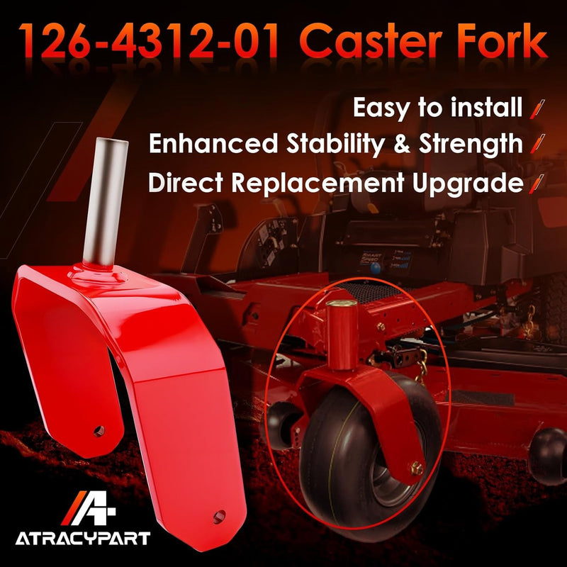 126431201 Caster Fork for Radius E S X Toro TimeCutter Titan Z Master 2000