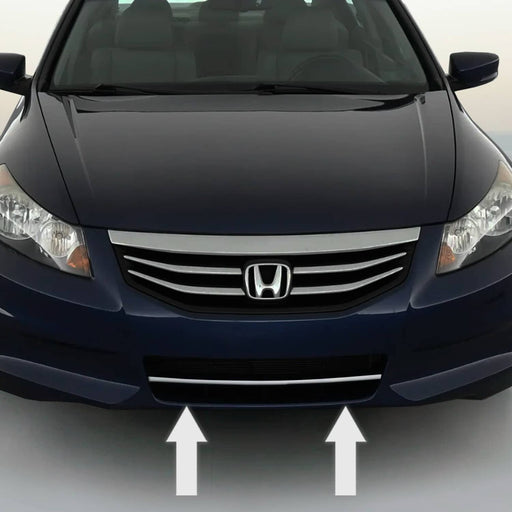 DURAFORCE Chrome Front Bumper Grille Trim Molding for Honda Accord 11 12