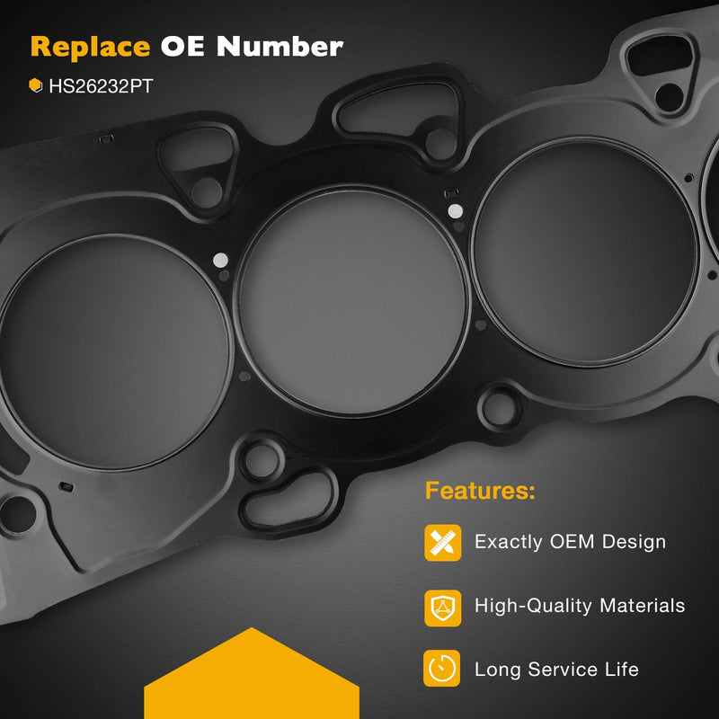 ES71183 2.4L Engine Head Gasket Set w Bolts for 01-06 Toyota Camry Solara Rav4