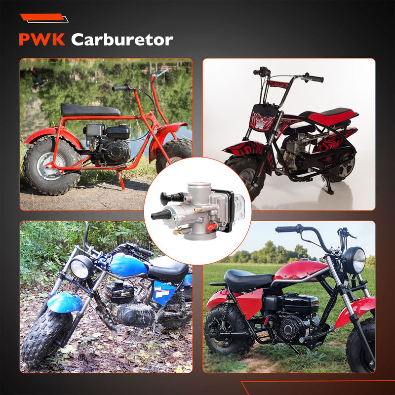 PWK 24mm Carburetor Kit for Predator 196cc 200cc 212cc KT196 Go Karts