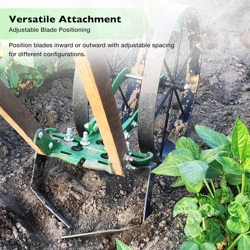 Wheel Hoe Sweeps Heavy Duty Weeding Blades for Hoss & Planet Jr Push Cultivator