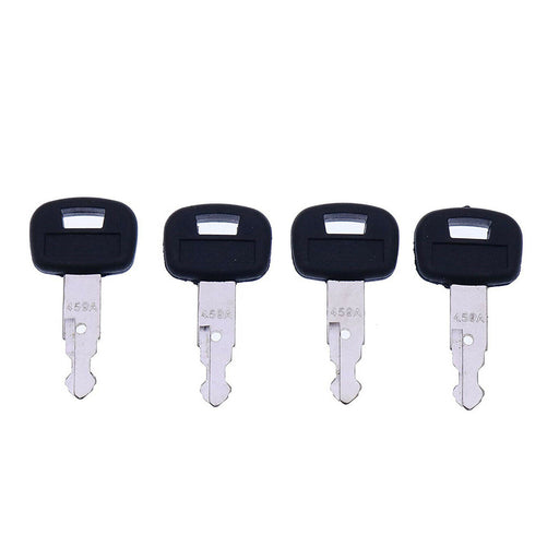 DURAFORCE 459A RC461-53930 Keys for Kubota Mini Excavator Skid Steer Loader SVL75 4 Pack