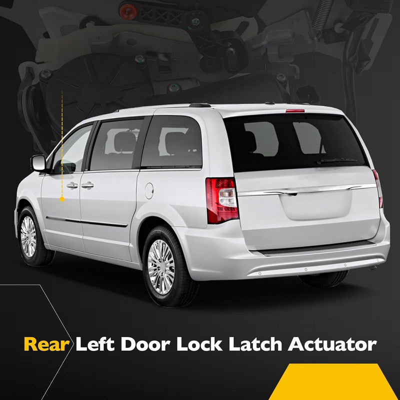 Rear Left Sliding Door Lock Latch Actuator for Dodge Grand Caravan 2008 2020