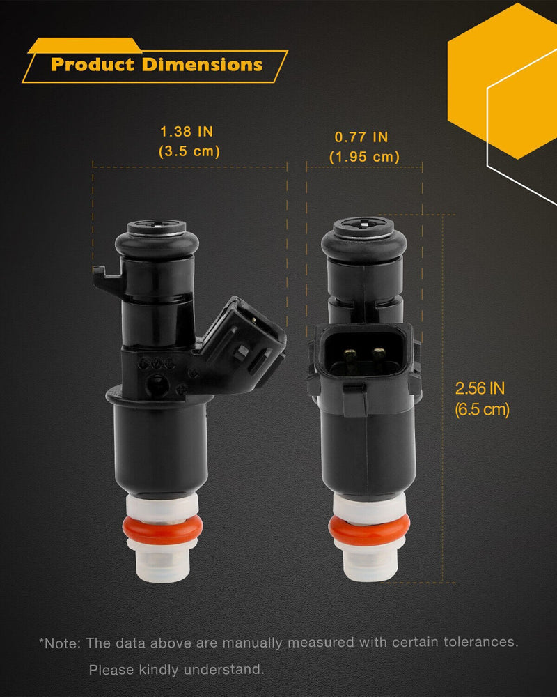16450-RCA-A01 Fuel Injectors for 2003-13 Honda Accord Odyssey Acura 3.0-3.2L 6PK
