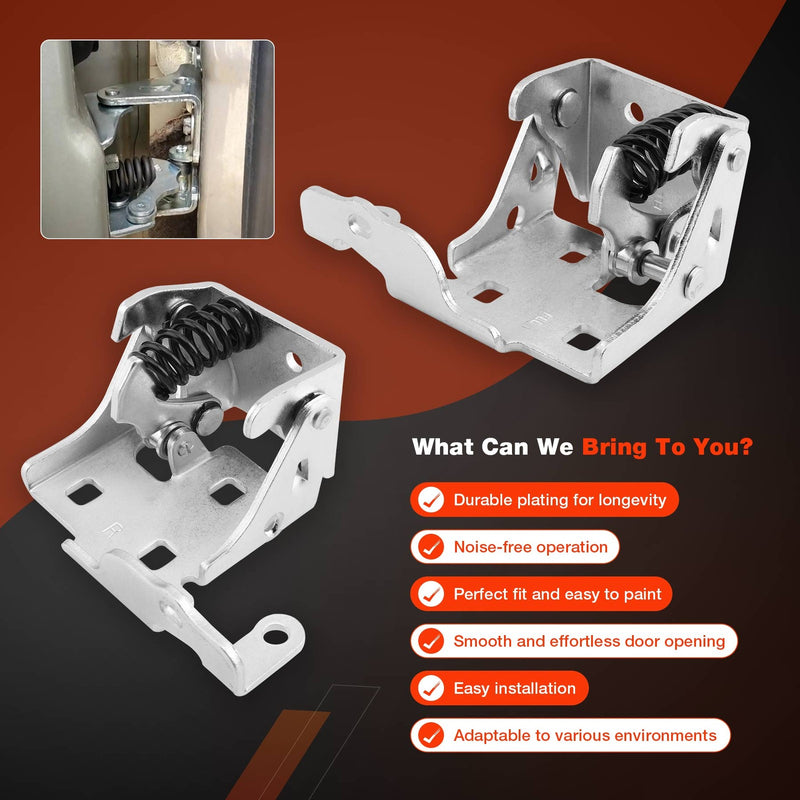 Lower Door Hinge for 2007-14 Chevy Silverado GMC Sierra Driver Passenger Side