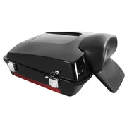 DURAFORCE Razor Motorcycle Trunk Fit For Harley Backrest Pad Street Road Glide 97-08