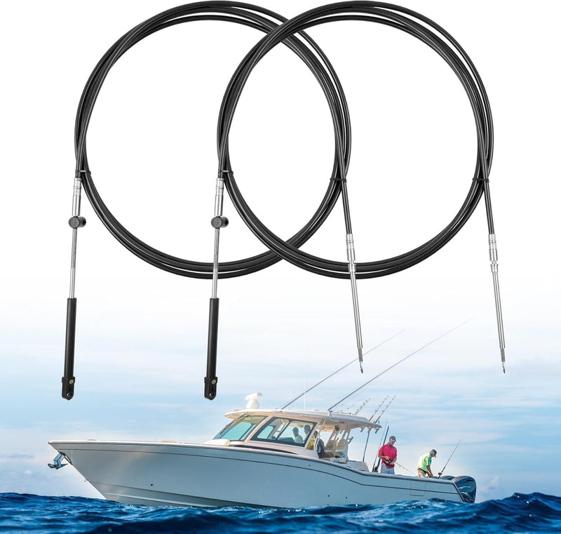 15FT Outboard Throttle Shift Cable GEN II for Mercury Mariner Mount Control 2X