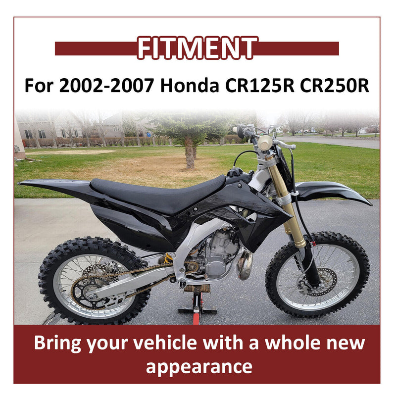 Restyle Complete Plastic Kit Bodywork Fairing Set for Honda CR125R CR250R 2002-2007