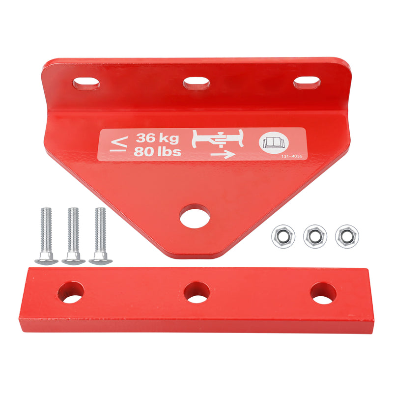 109-9487 Lawnmower Hitch Kit for Exmark Toro Zero Turn Trailer Cart Red