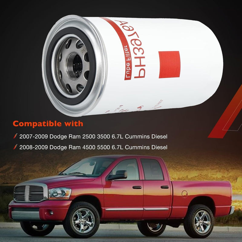 68061634AA Fuel Oil Filter for 07 09 Dodge Ram 2500 3500 4500 6.7L Cummins 51607