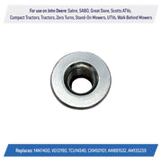 DURAFORCE 14M7400 Lock Nut 10mm for John Deere Sabre SABO Great Dane Scotts ATV UTV