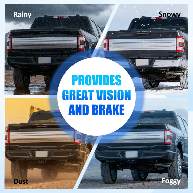 DURAFORCE For Ford F-150 2021 2022 2023 LED Rear Tail Light Lamp w/ Blind Spot Left Side