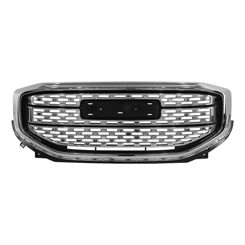 DURAFORCE For GMC Acadia Denali 2017 2018 2019 84378394 Front Upper Grille Assembly Chrome
