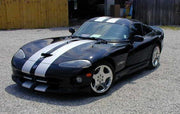 DURAFORCE 10 Inch Vinyl Rally Stripes Racing Stripe Bonus Kit SRT 10 GTS for Dodge Viper