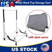 DURAFORCE White HARDTOP STORAGE CART with COVER Hard Top for Chevrolet Corvette Mercedes