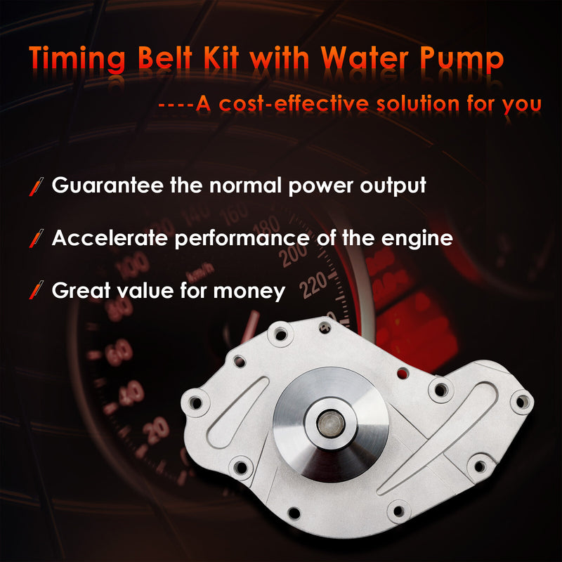 TCKWP295D Timing Belt Kit with Water Pump for Chrysler Volkswagen 05 11 3.5 4.0L