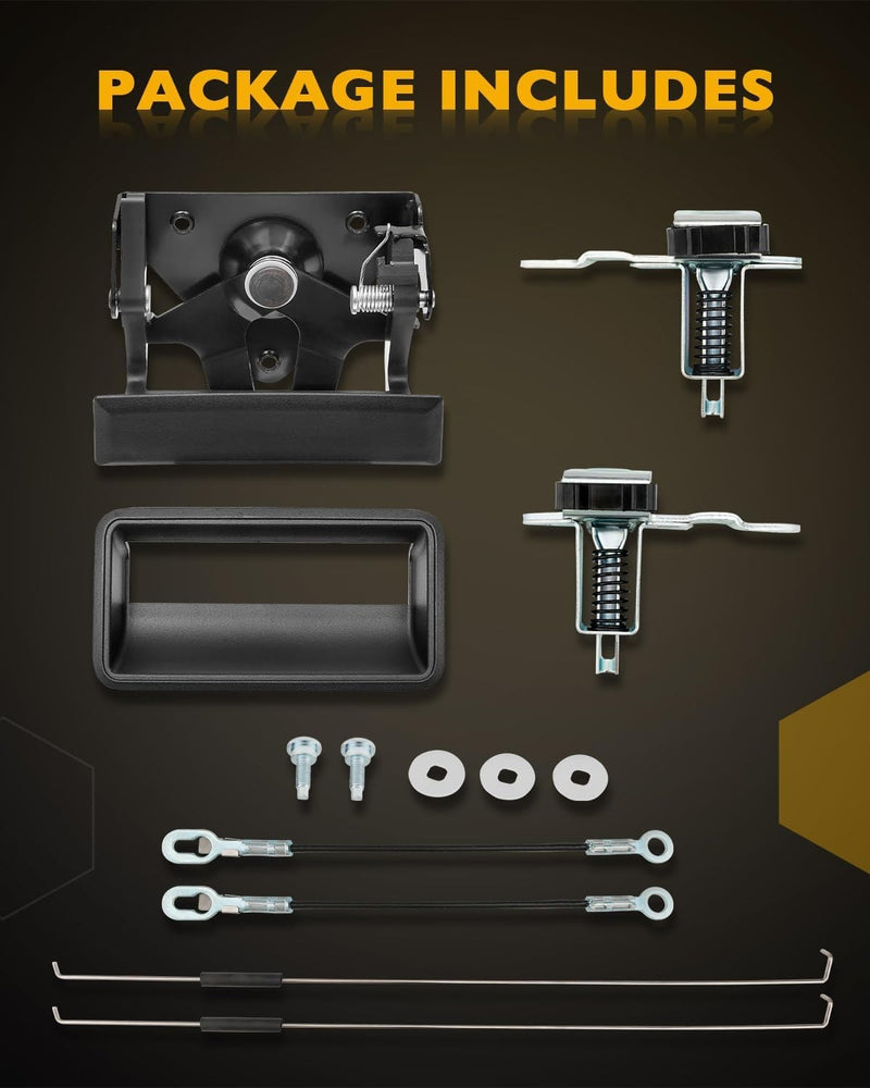 Tailgate Handle Latch Bezel Rebuild Kit For Chevy C K 1500 2500 3500 1988 2002