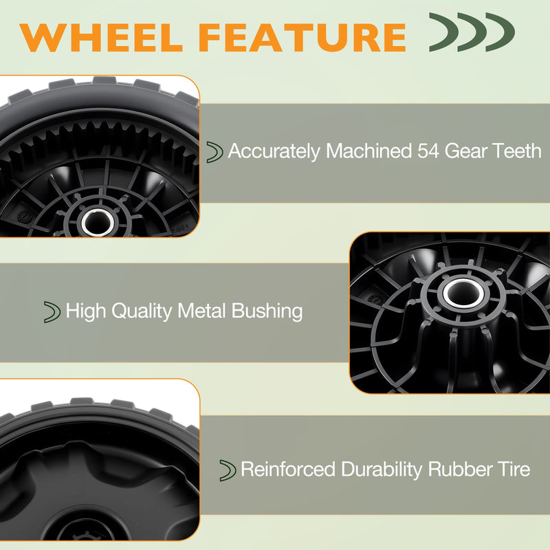 634-05040 Lawn Mower Wheel 8 for Brute Craftsman Yard Machine Cub Cadet MTD 2x