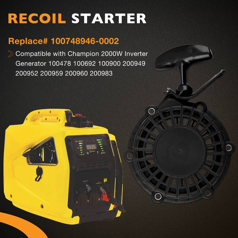 56202i-166 Recoil Pull Starter Assembly for Champion 2000W WEN 56202i