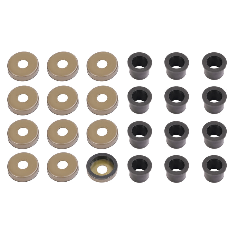 Front A Arm Bushing and Dust Cover Kit for Yamaha Banshee 350 YFZ350 Black Gold