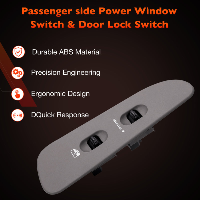 Power Window Door Lock Mirror Switch LH RH Bezel Set for Dodge Ram 1500 01 09